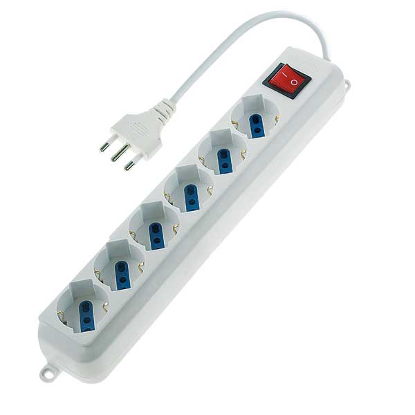 MULTIPRESA 6PR.SCHUKO