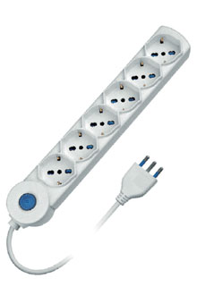 Multipresa 6 Schuko