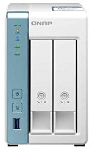 [DST-03537] NAS QNAP TS-231P3-2G 2 bay Desktop 4GB di RAM Processore quad-core 1,7 GHz - con 2 GbE e applicazioni ricche di funzioni per casa e ufficio