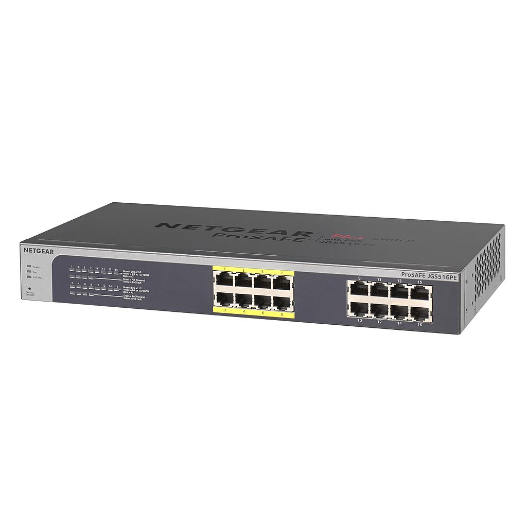 NETGEAR SWITCH 16 PORTE GIGABIT DI CUI 8 POE