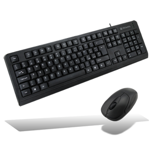 [10853] Kit Tastiera e Mouse Wireless Atlantis
