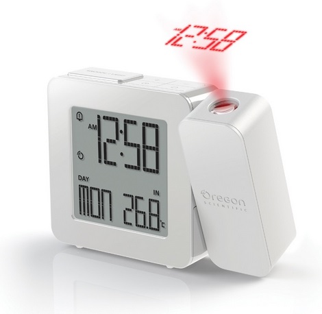[15141] OROLOGIO SVEGLIA DIGITALE PROJI OREGON WHITE