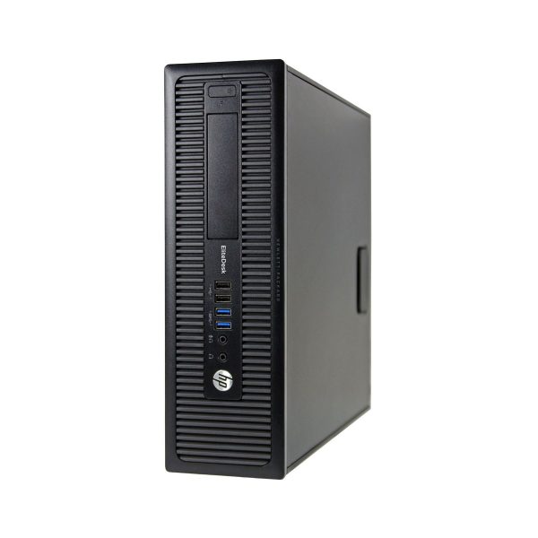 PC Desktop HP Rigenerato EliteDesk 800 G1 i5-4570 3.2GHz RAM 8GB SSD 240GB senza lettore dvd Windows 10 Pro