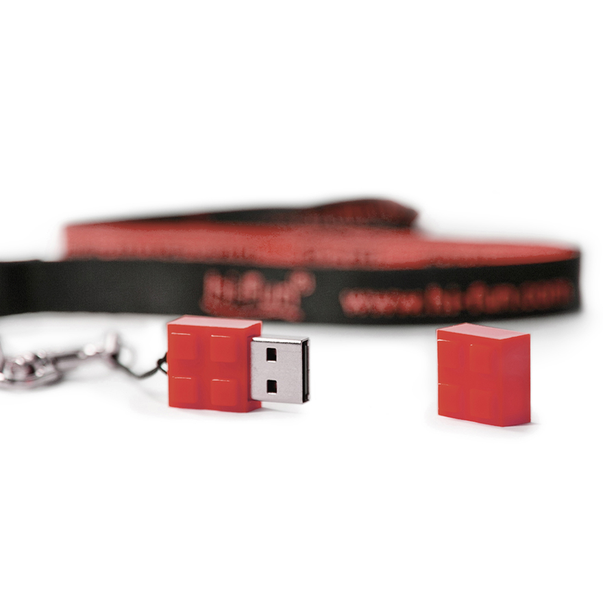 PEN DRIVE 4GB MATTONCINO RED