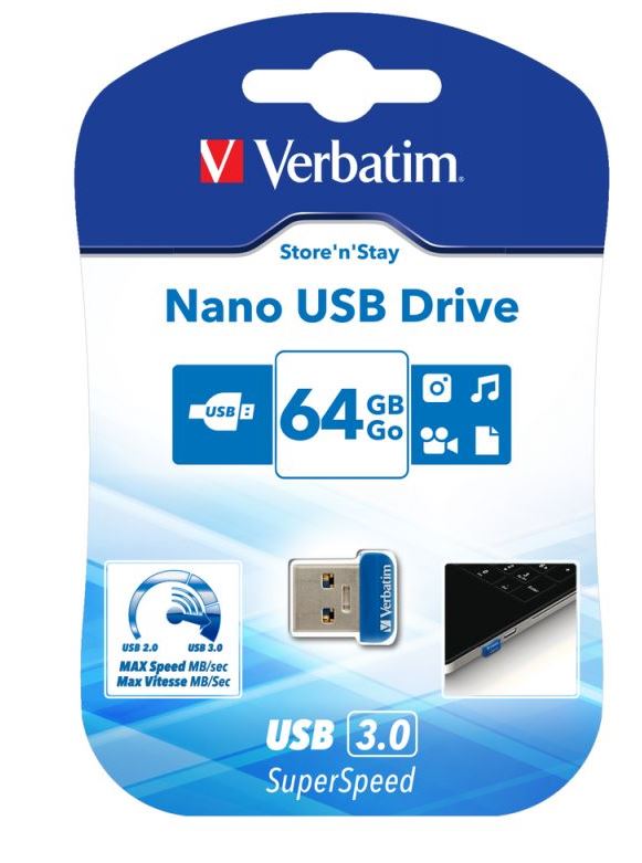 [98711] Pendrive Verbatim Nano 64Gb 3.0