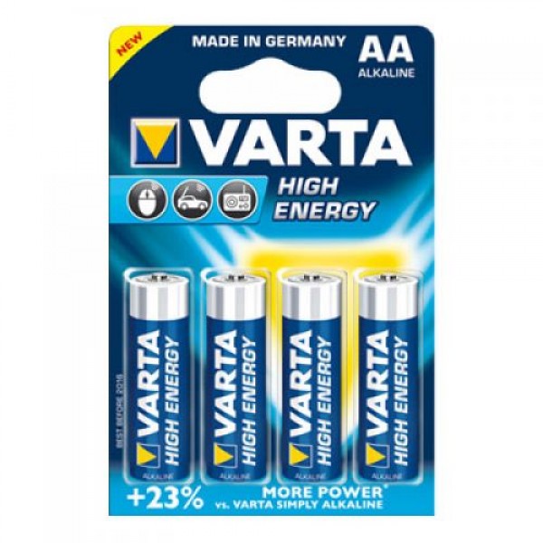 Pile Varta, 4pz mini stilo, 1,5V