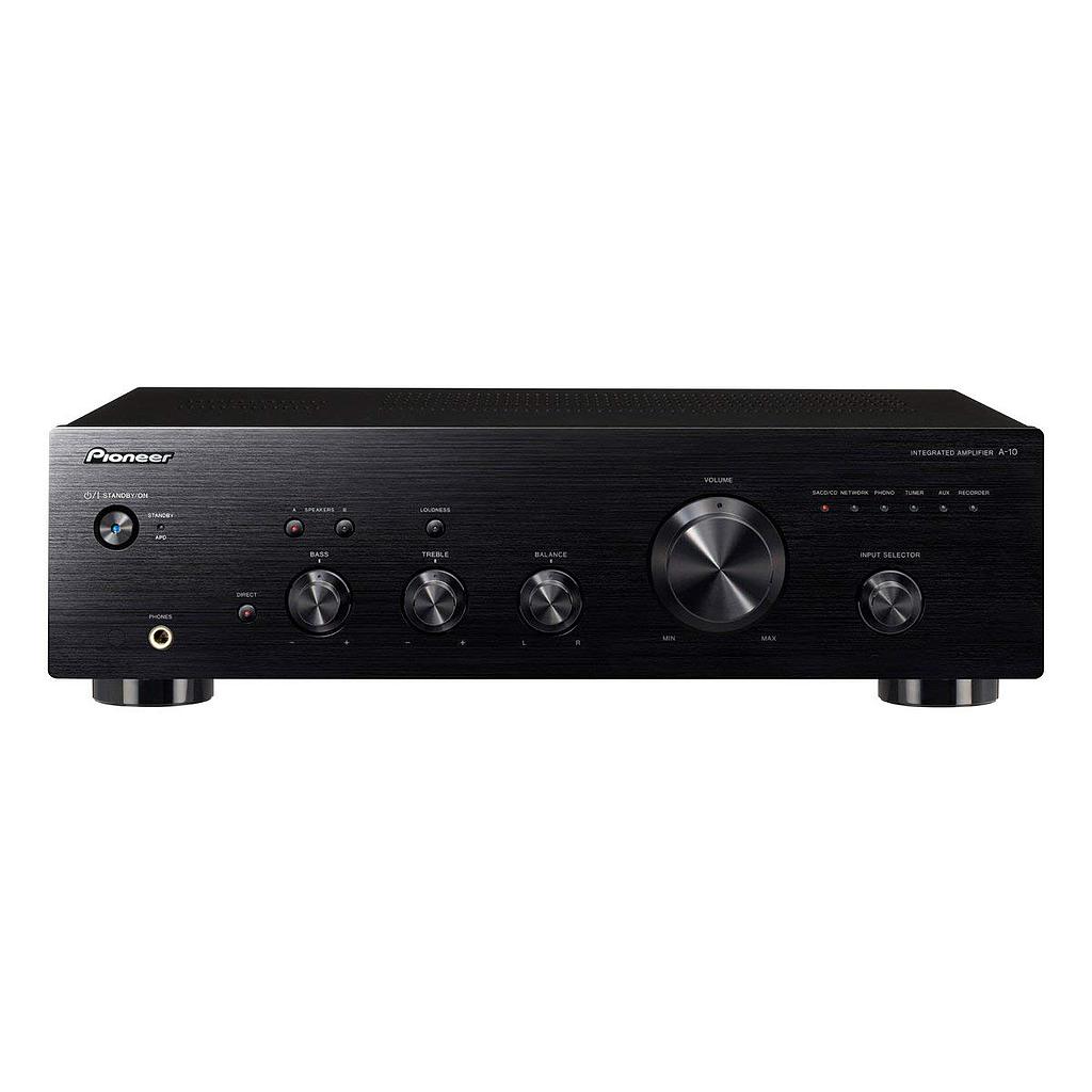 [A-10-K] Pioneer A-10-K Amplificatore stereo da 50W con Direct Energy Nero