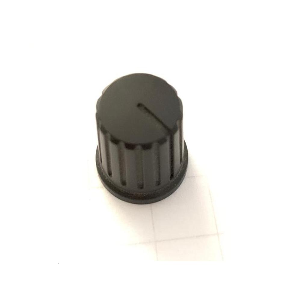 [DST-02867] Pomello Manopola Volume Nero rigo Nero A19mm D14mm