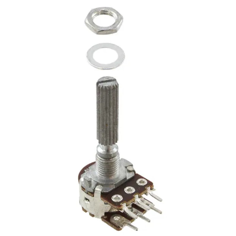 [pdb182-k230k-104b] Potenziometro 100K Lineare 2 Moduli albero da 30mm