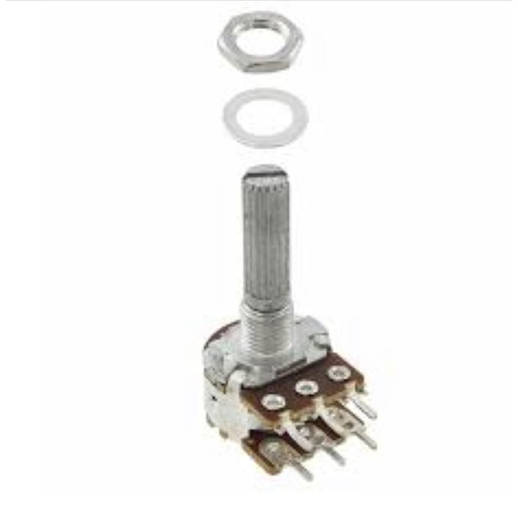 [PDB182-K430K-503A] Potenziometro 50K Logaritmico 2 Moduli con albero 30mm