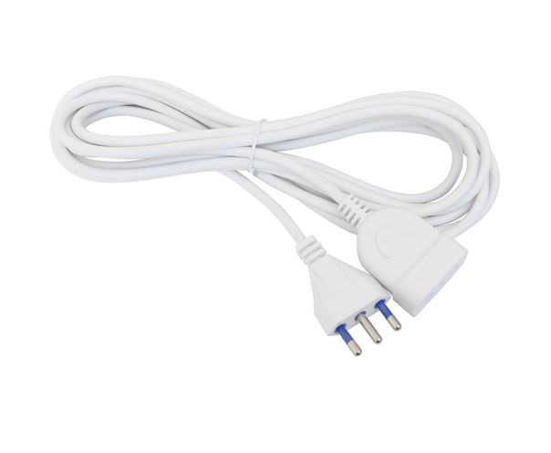 Prolunga elettrica 5mt Bianca