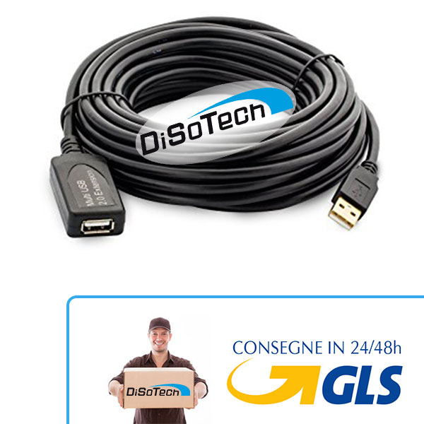 Prolunga USB 2.0 Attiva da 10M