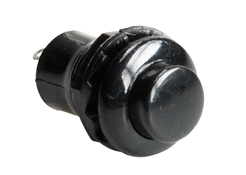 [34.00920] Pulsante nero 3A NA