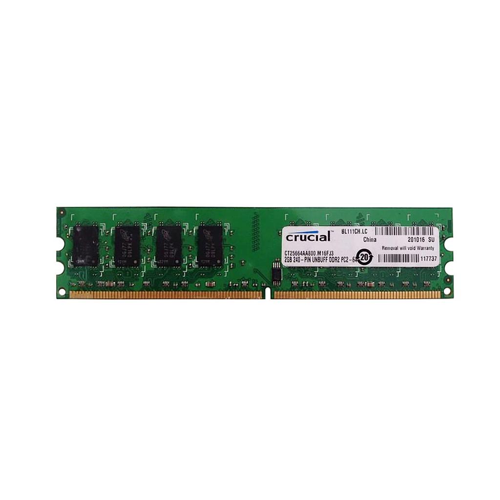 Ram Crucial DDR2 2gb CL6 - CT25664AA800