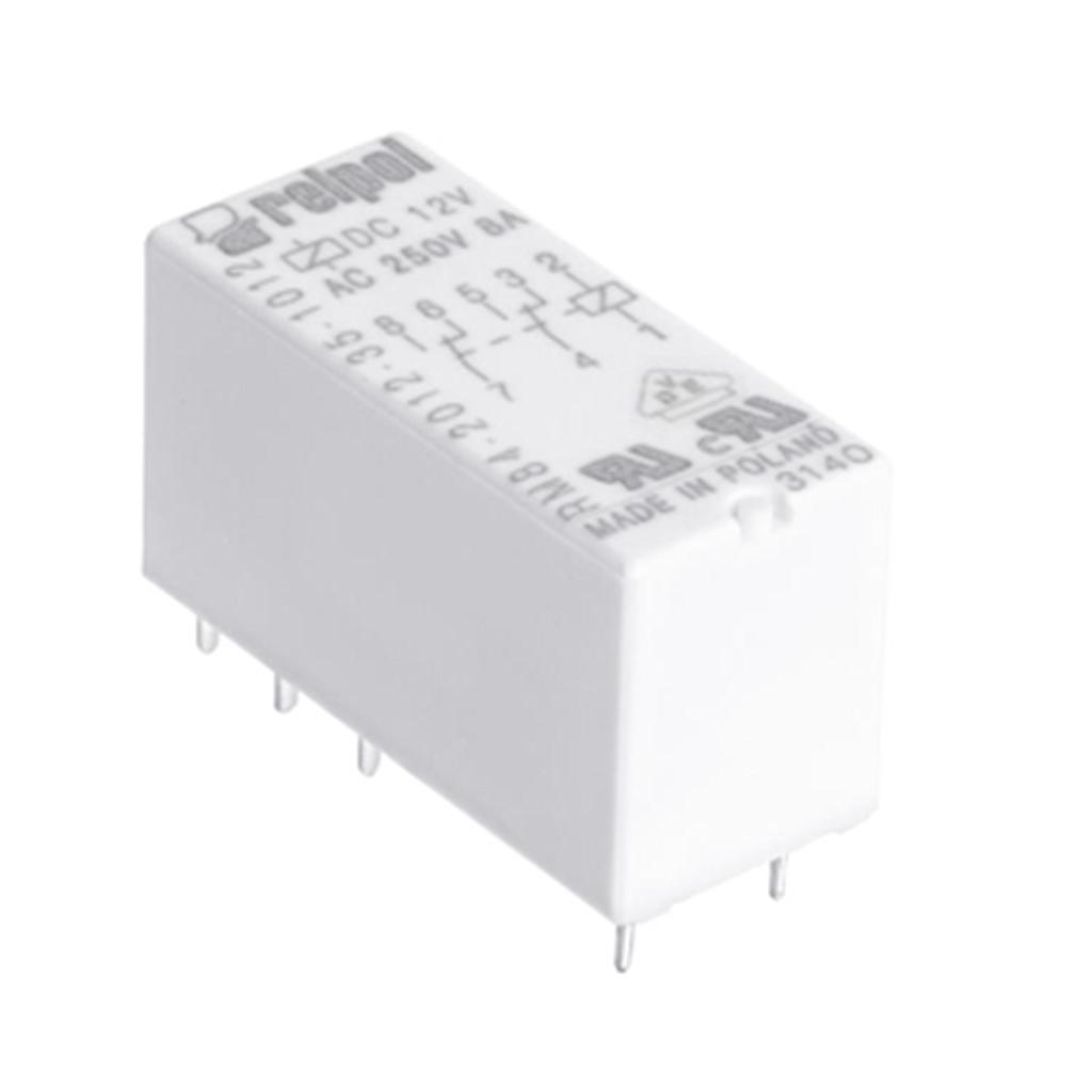 Relè RELPOL DPDT 12VDC 8A/250VAC