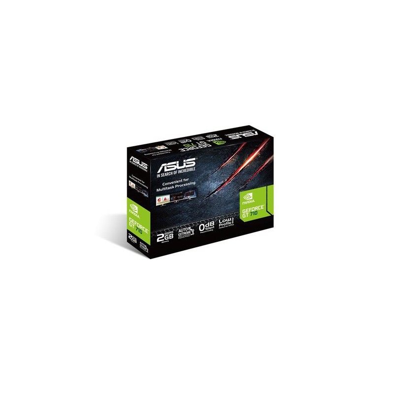 [710-SL-2GD5-BRK] Scheda video ASUS NVIDIA GT710 2GB DDR5 BRK 64BIT DVI PCI-E + BRACKET 2.0