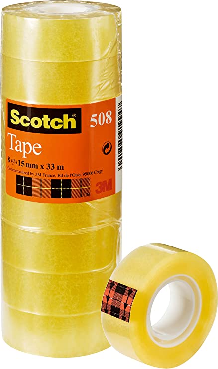 [Scotch15mmx33m] Scotch® Nastro 508 Trasparente 15 mm x 33 m
