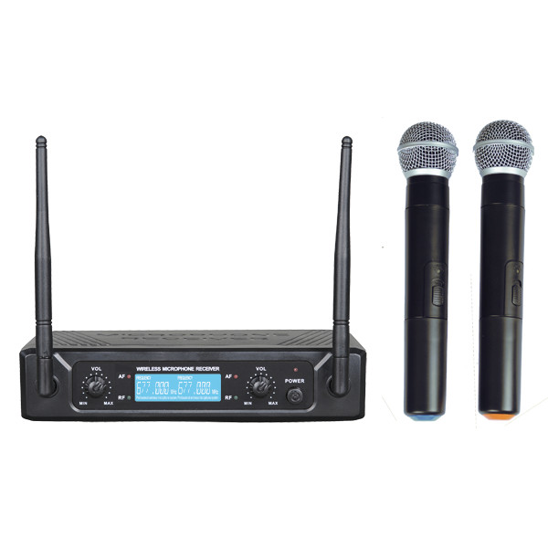 [TXZZ502] SET DOPPIO RADIOMICROFONO UHF 673,30/688,90 ZZIPP