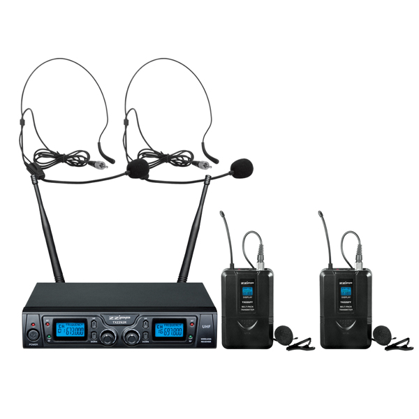 [TXZZ624] Set radiomicrofono con 2 archetti UHF 16ch