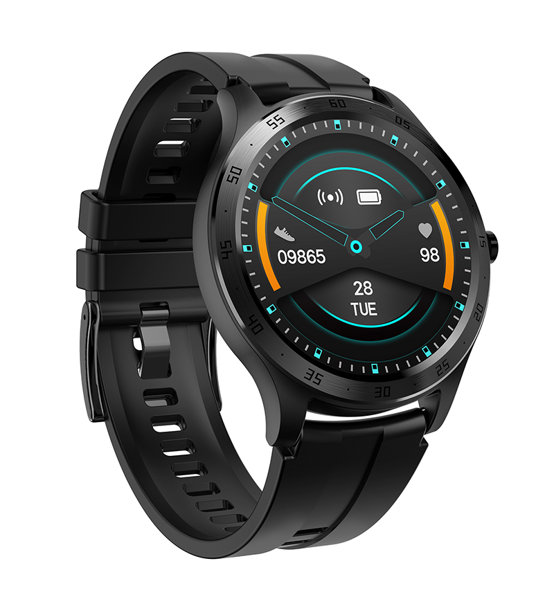 [SWCROUNDTALKBK] SmartWatch Round Talk Black