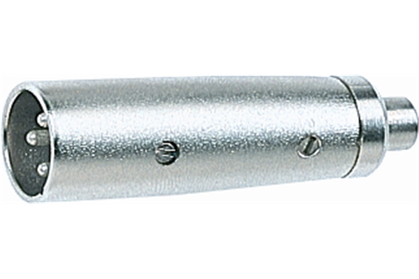 Adattatore audio Canon XLR maschio 3 poli / RCA femmina QuikLok