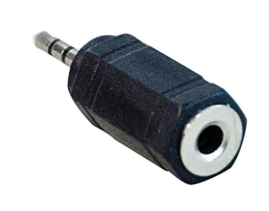 Adattatore audio Jack 3.5mm stereo femmina / Jack 2.5 mm stereo maschio