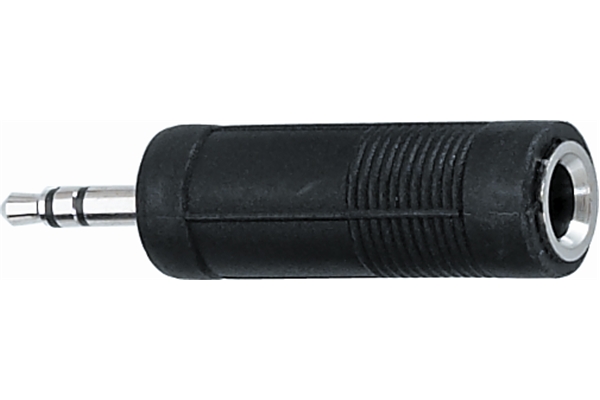 Adattatore audio Jack 6.3 mm stereo femmina / Jack 3.5 mm stereo maschio QuikLok