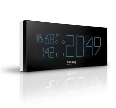 [15375] STAZIONE METEO PRYSMACHROME WHITE CON CON DISPLAY CAMBIA COLORE