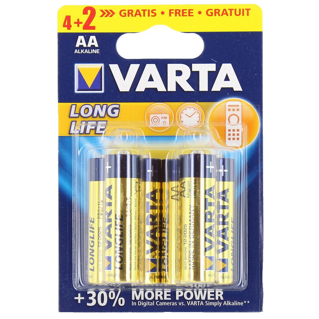 [VAR4906B6] STILO ALKALINE AA6PZ VARTA