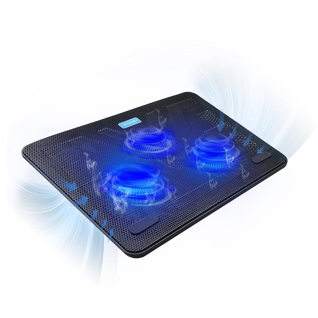 [DST-01670] Supporto base per notebook con 3 ventole - led blu