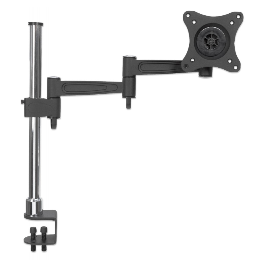 [423786] Supporto da Scrivania per Monitor 13 - 27'' con Braccio Inclinabile