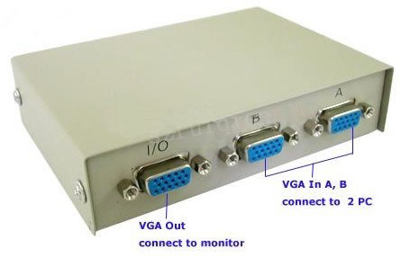 [177DST] Switch 2 VGA 2 in 1 Out