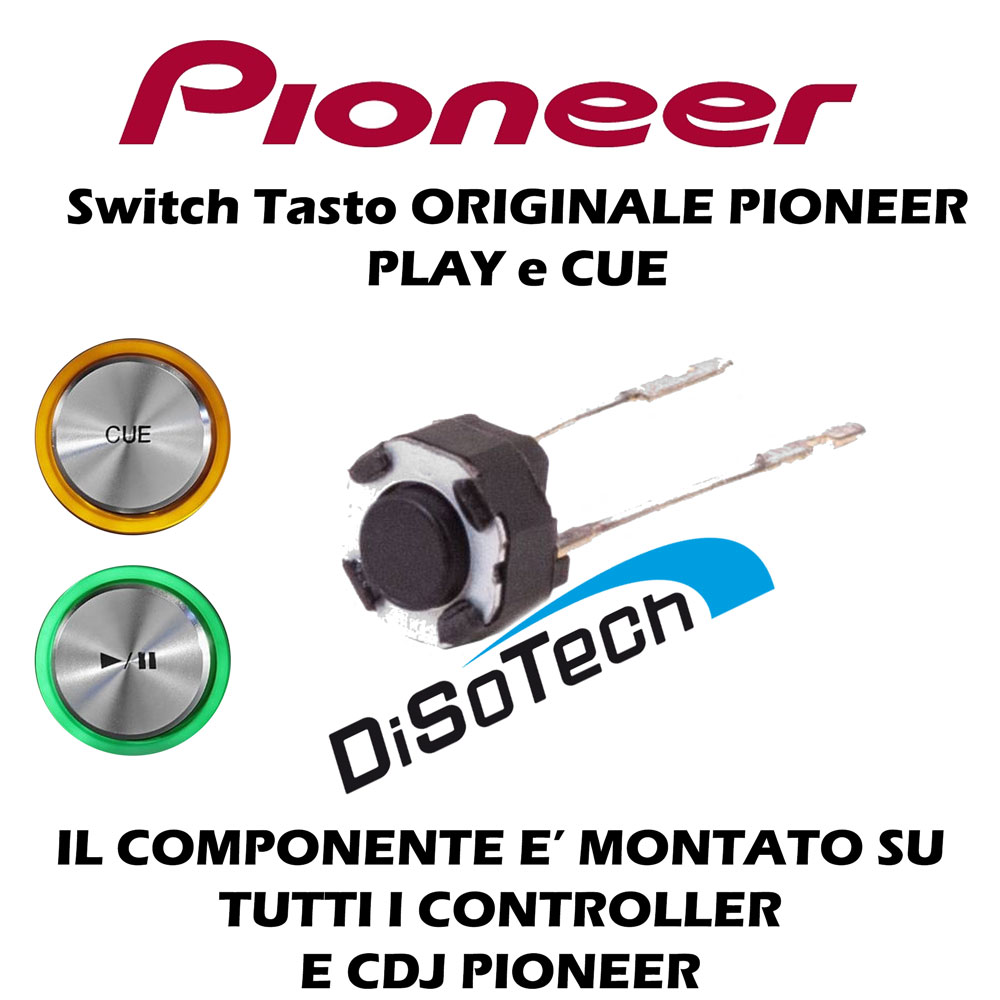 [DSG1117] Switch tasto Originale Pioneer 6x6x4,3mm Cue Play