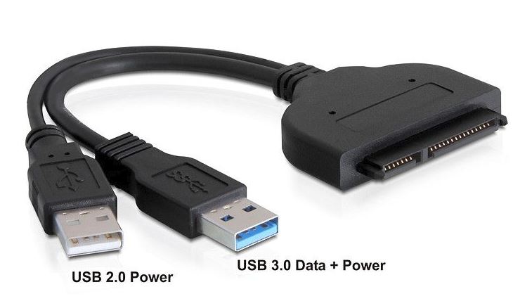 Adattatore da connettore SATA a USB 3.0