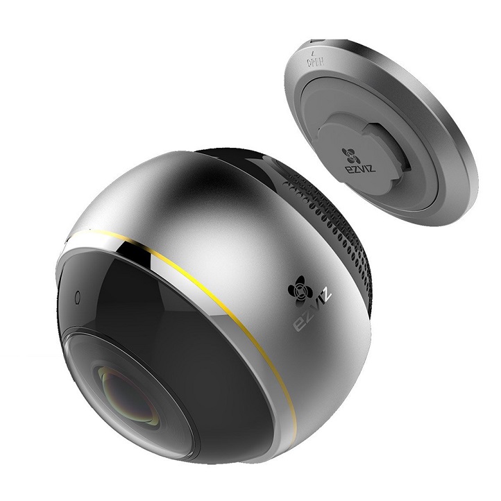 Telecamera Ezviz Mini Pano 360° 3Mpx Wi-fi con sd fino a 128GB Infrarossi fino a 7,5mt