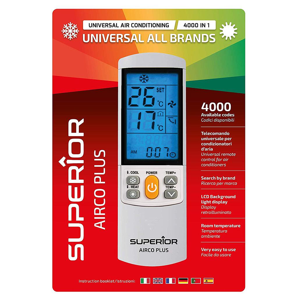 [DST-00801] Telecomando Climatizzatore Condizionatore Compatibile Superior Airco Plus