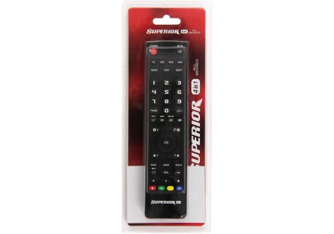 [SUPTEL4IN1] Telecomando TV DVD SAT BLU-RAY universale programmabile Superior 4in1