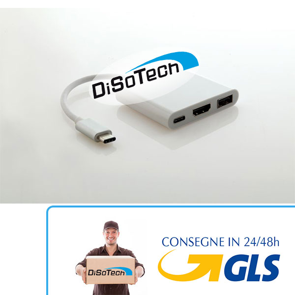 Adattatore da USB-C 3.1 a HDMI, USB 3.1C, USB 2.0