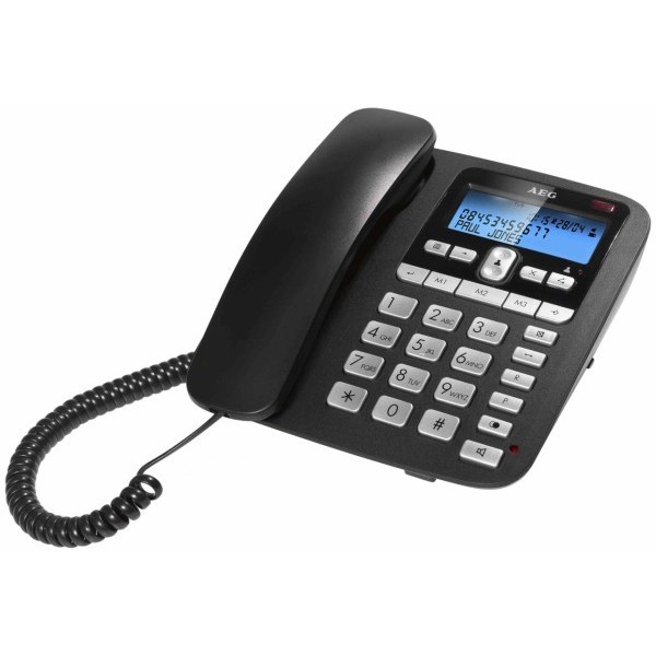 [14500] TELEFONO CON FILO AEG VOXTEL C110 NERO