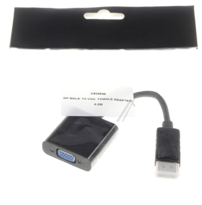 Adattatore DisplayPort / presa VGA - Nero