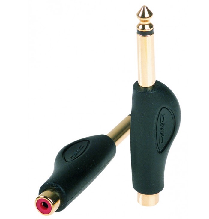 [DHPA190] Adattatore in ABS presa RCA - spina 6,3mm mono Proel