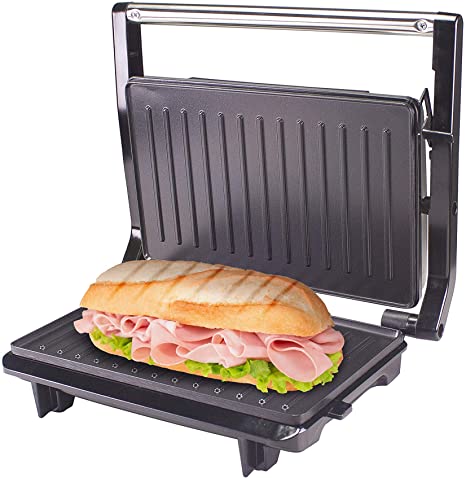 [BEPP101TOS001] Tostiera Piastre Antiaderenti Panini Maker