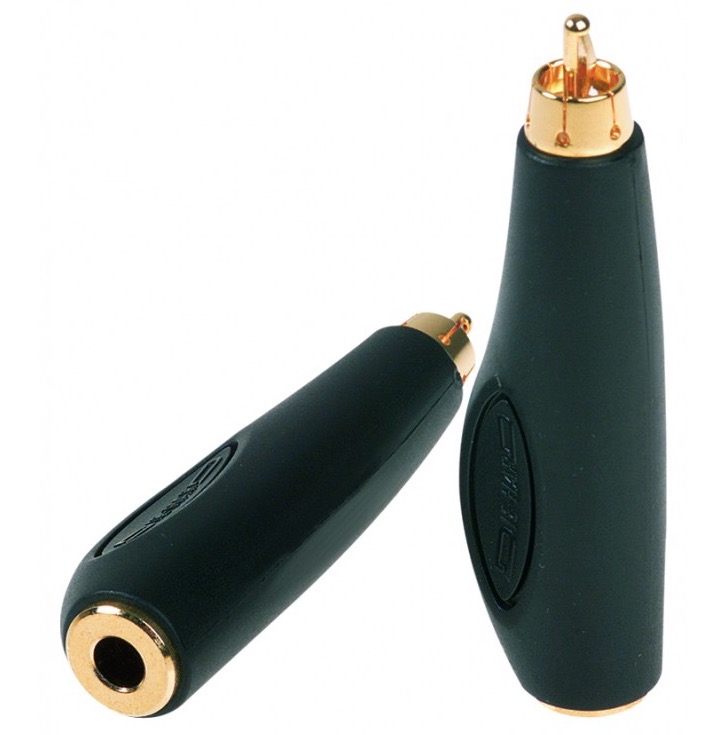 [DHPA180] Adattatore in ABS spina Rca presa Jack 6,3mm Proel