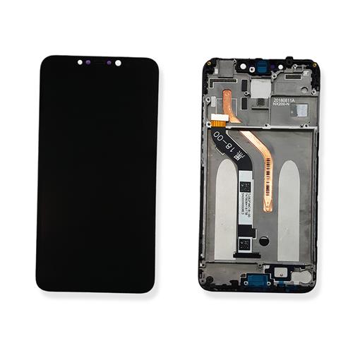 TOUCH SCREEN E LCD DISPLAY CON FRAME PER XIAOMI POCOPHONE F1 M1805E10A - NERO