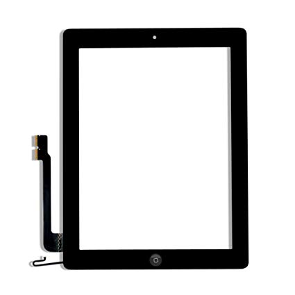 [DST-00359] Touch Screen + Tasto Home per iPad 4 A1458 - Nero