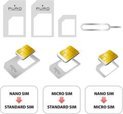 [14555] ADATTATORE NANO-MICRO+NANO-SIM+MICRO-SIM