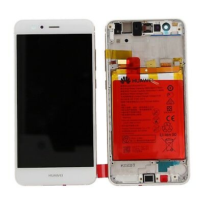 Display originale lcd touch screen batteria per Huawei P10 Lite WAS-LX1A - bianco