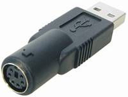 Adattatore PS2 6 poli femmina / USB 2.0 maschio