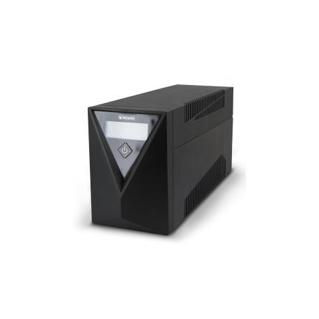 UPS ATLANTIS A03-S120 1000VA/500W ONEPOWER-DISP.LCD-LINE INTERACTIVE-AVR-PORTA USB-BATT.12V 9AH-4XIEC