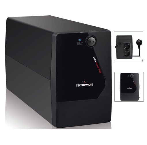 UPS TECNOWARE ERA PLUS 750 -FGCERAPL750- 750VA/525WATT + STABILIZZATORE